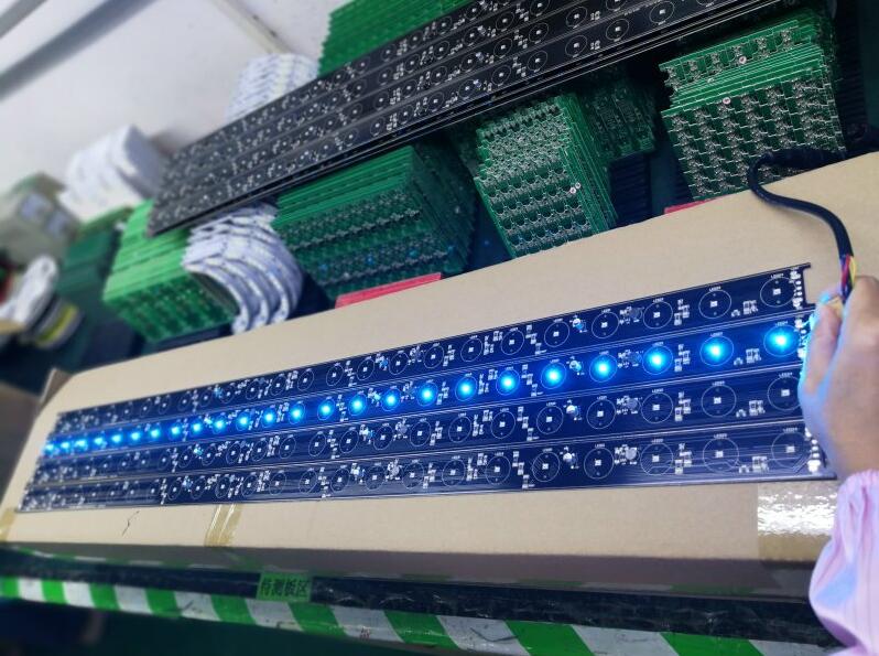Finished project display-led PCB assembly