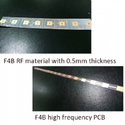 Rogers ptfe pcb F4BM-255 RF Microwave PCB prototype